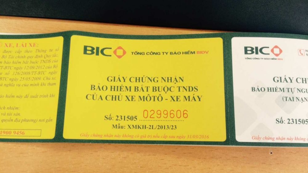 Bảo hiểm xe máy BIC