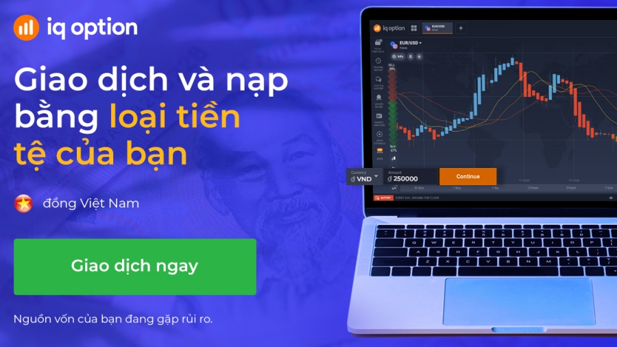 Nạp rút tiền vào IQ Option