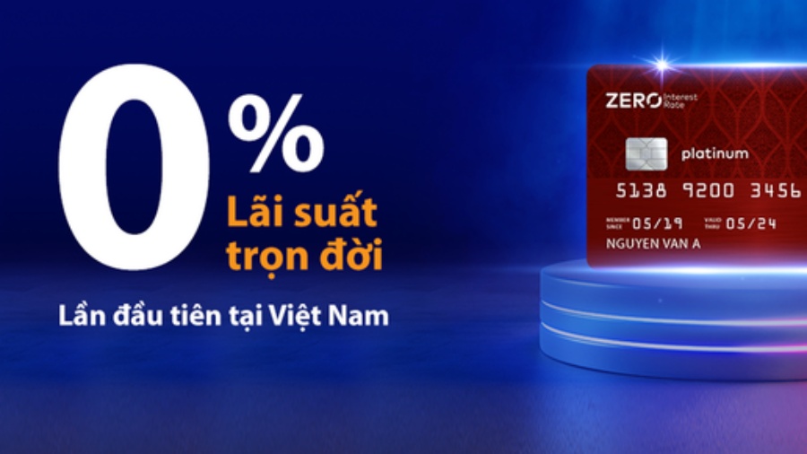 thẻ tín dụng không lãi suất